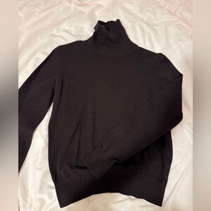 h&m dark brown turtleneck sweater